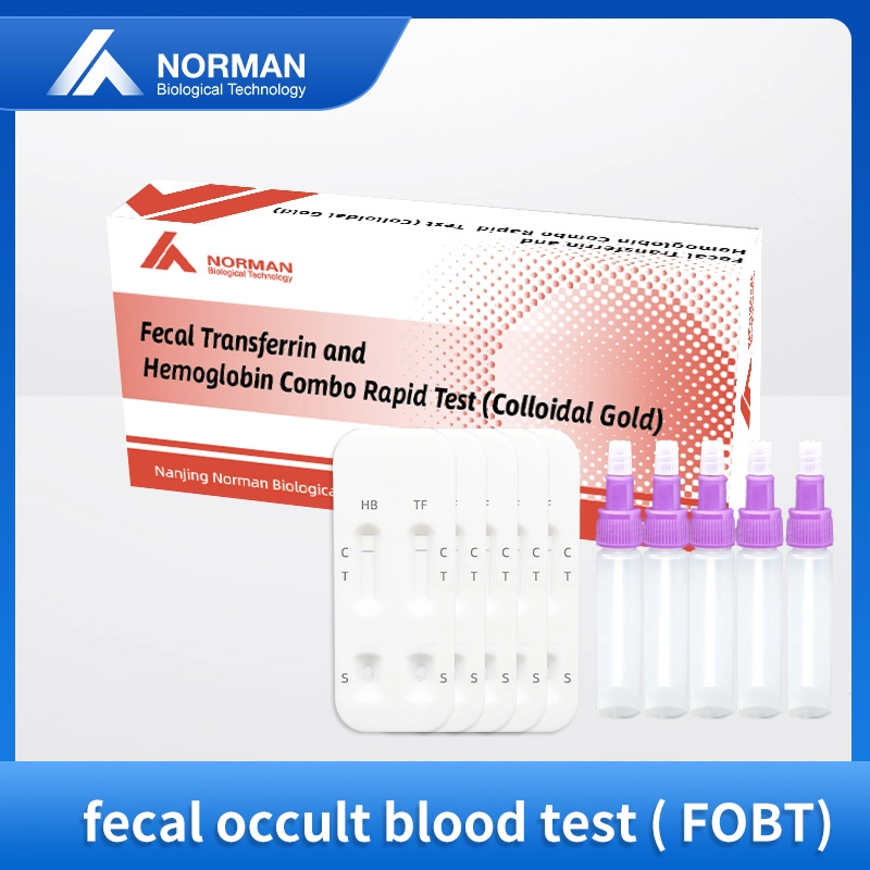 Test rapido combinato transferrina fecale ed emoglobina (oro colloidale)