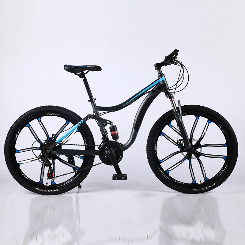 Biciclette per adulti a sospensione completa in acciaio ad alto tenore di carbonio 21 velocità per biciclette da donna 26