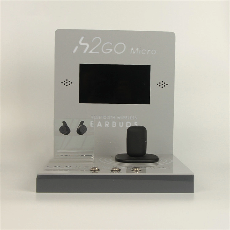 Display per auricolari LCD espositore per auricolari Bluetooth acrilico personalizzato in fabbrica