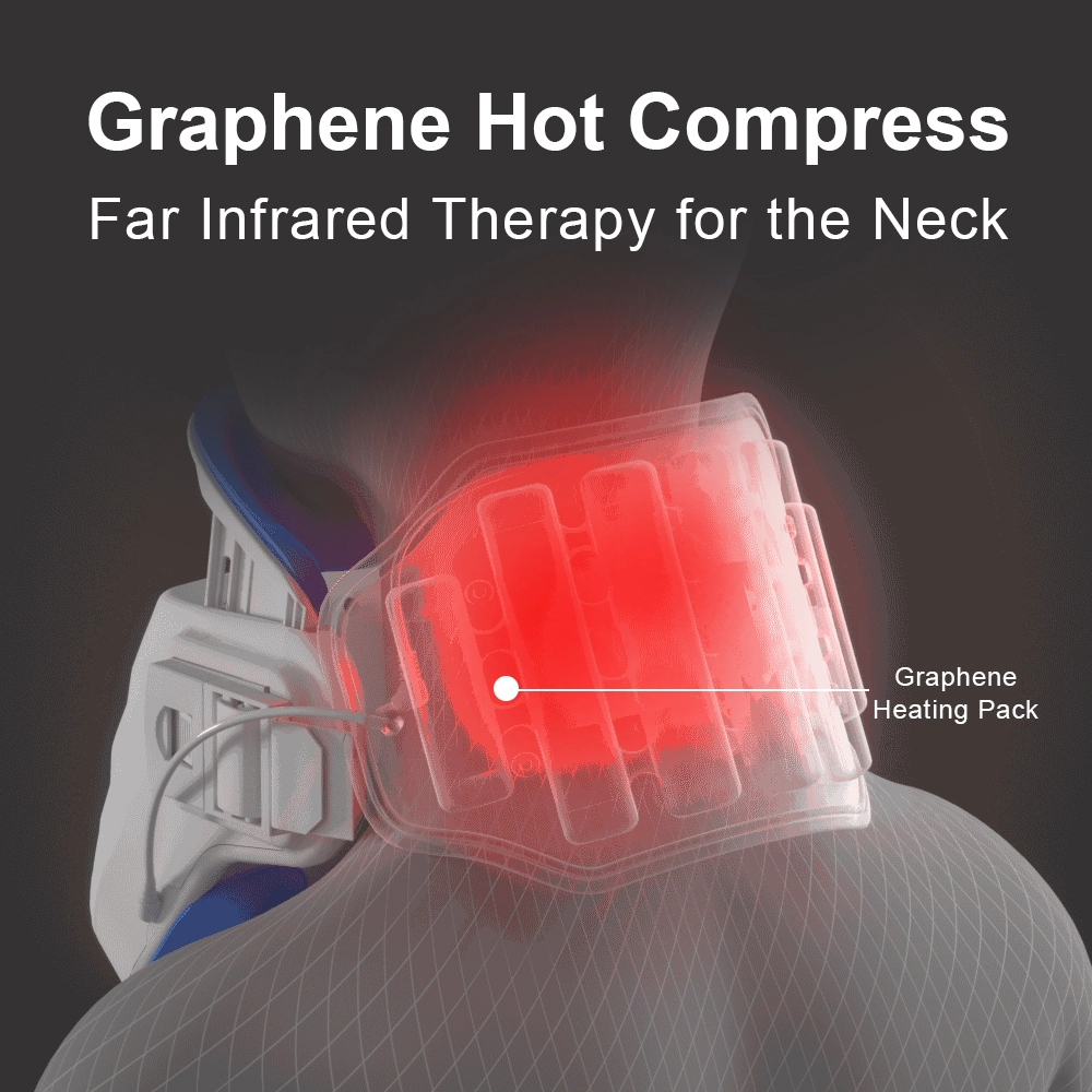 Dispositivo intelligente di trazione cervicale riscaldato al grafene