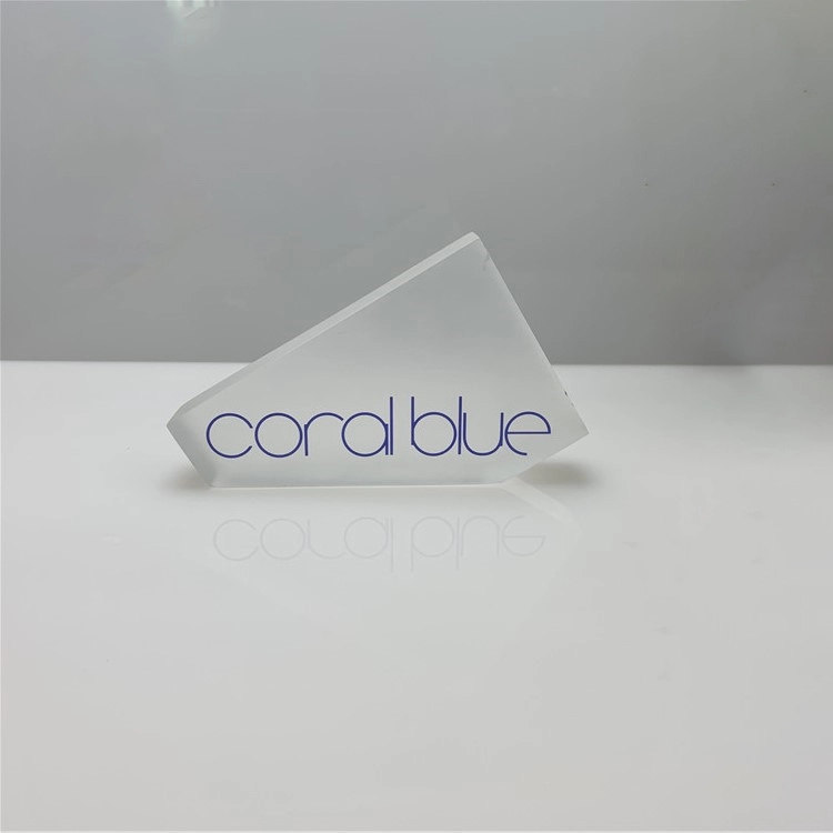 Insegne con logo in plexiglass smerigliato aziendale 3D personalizzato