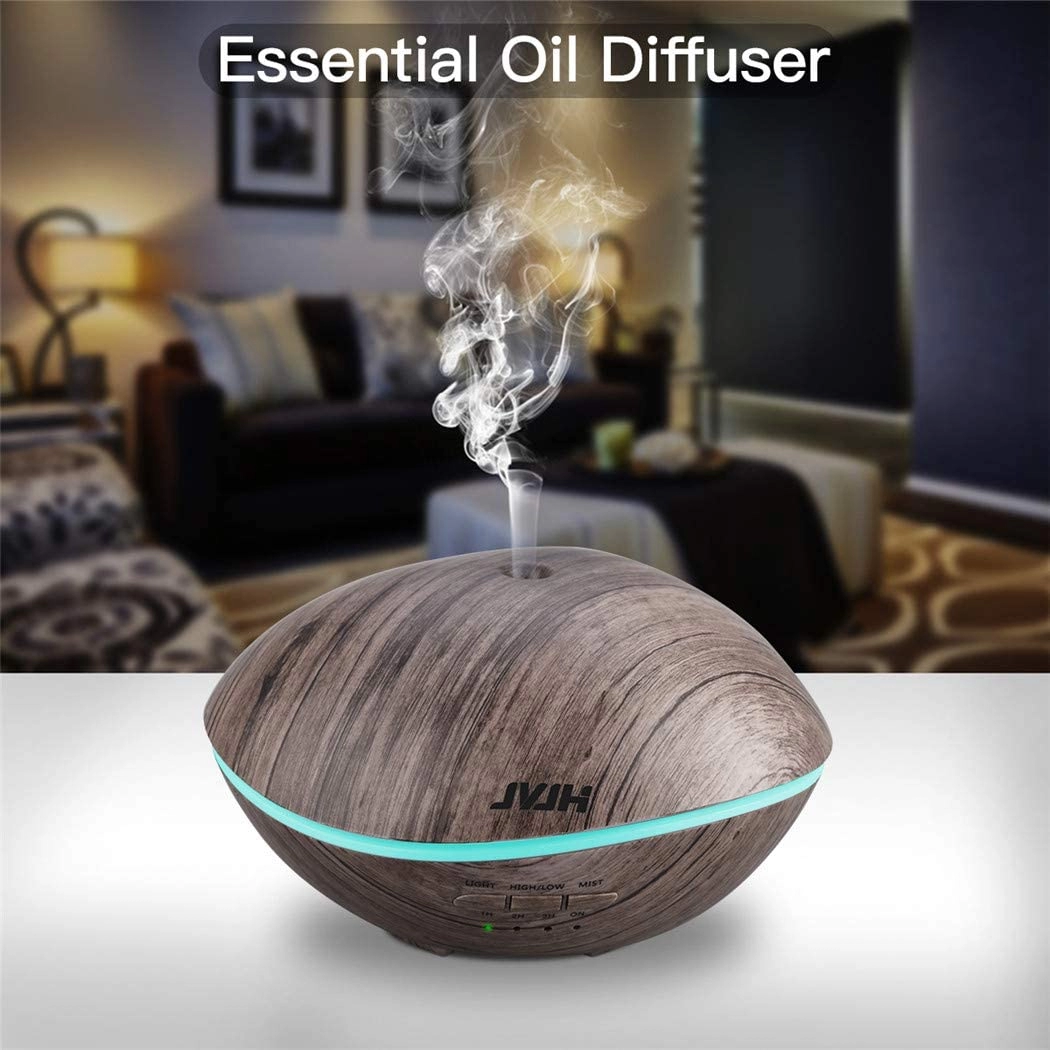 Diffusori elettrici di fragranza del vaporizzatore dell'acqua dell'aria dell'aroma ultrasonico della grana del legno da 500 ml