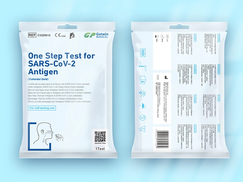 Test in un passaggio per l'antigene SARS-CoV-2 (oro colloidale) (tampone nasale)