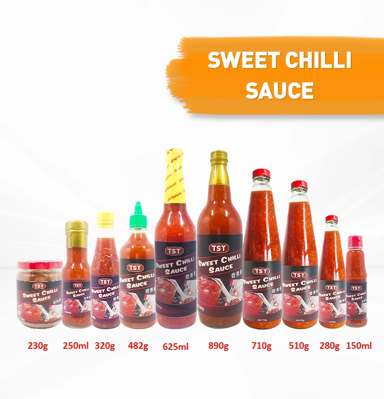 625 ml di condimento da cucina halal salsa di peperoncino dolce