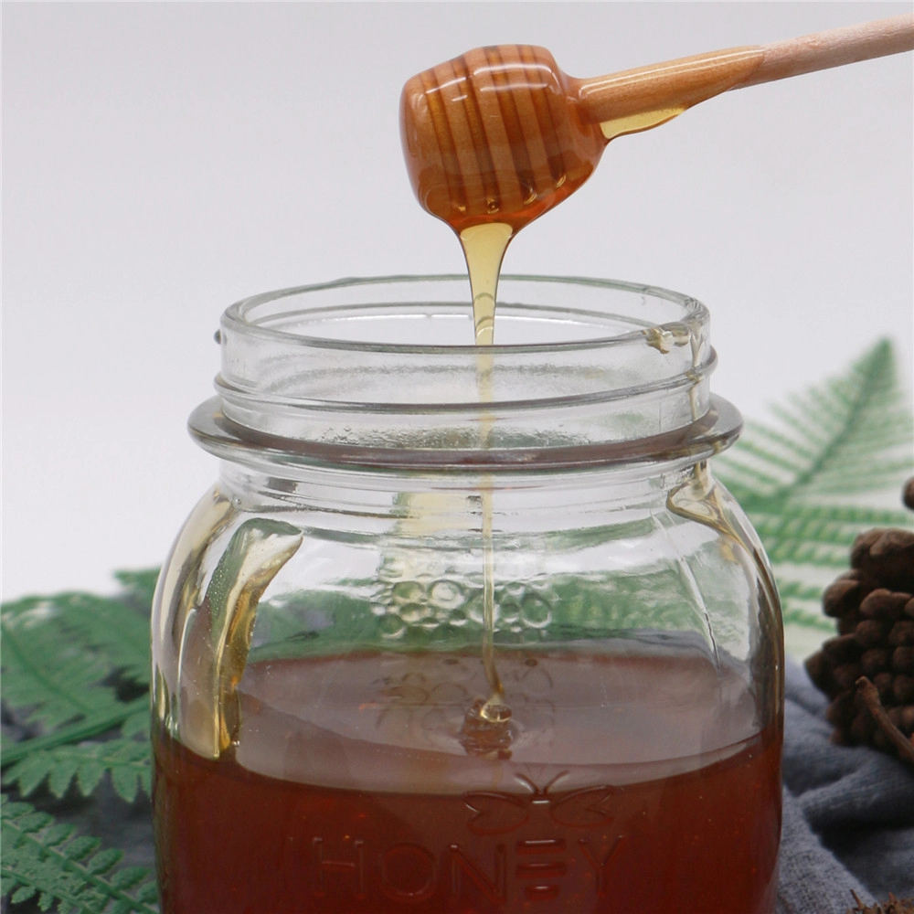 Bottiglia di vetro puro miele naturale 300g 500g