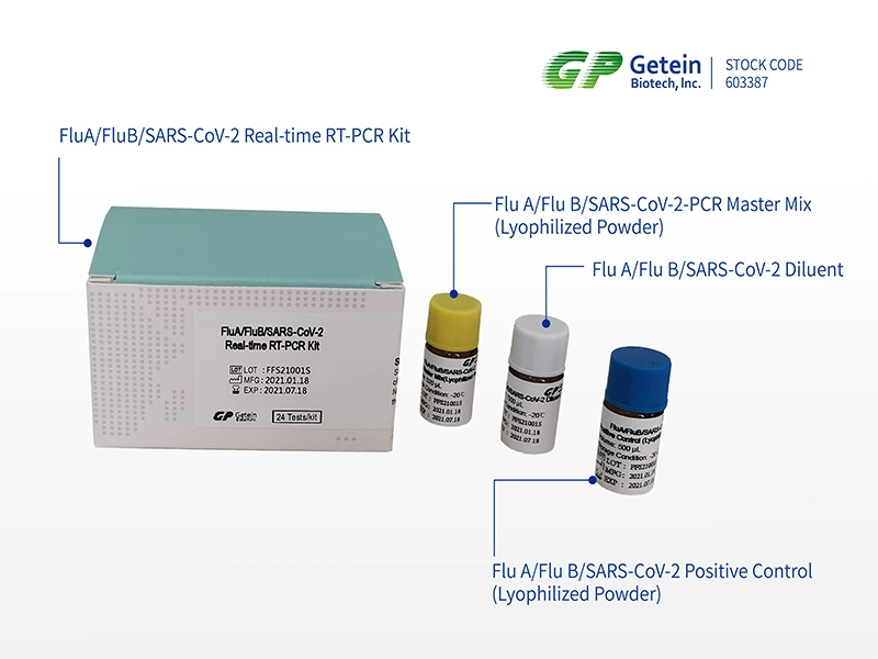 Kit RT-PCR in tempo reale FluA/ FluB/ SARS-CoV-2