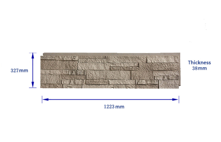 bar-type faux wall panel