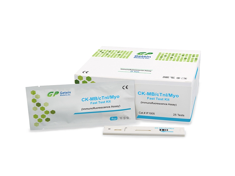 Kit per test rapido CK-MB/cTnI/Myo (test di immunofluorescenza)