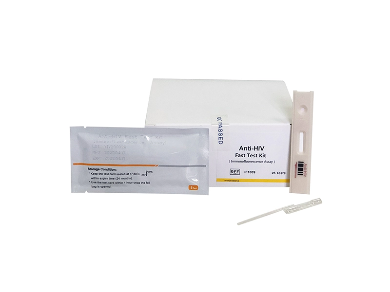 Kit per test rapido anti-HIV (test di immunofluorescenza)
