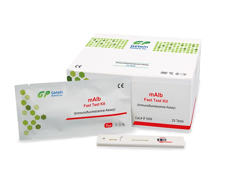 mAlb Fast Test Kit (test di immunofluorescenza)
