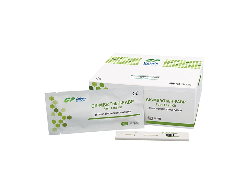 Kit per test rapido CK-MB/cTnI/H-FABP (test di immunofluorescenza)