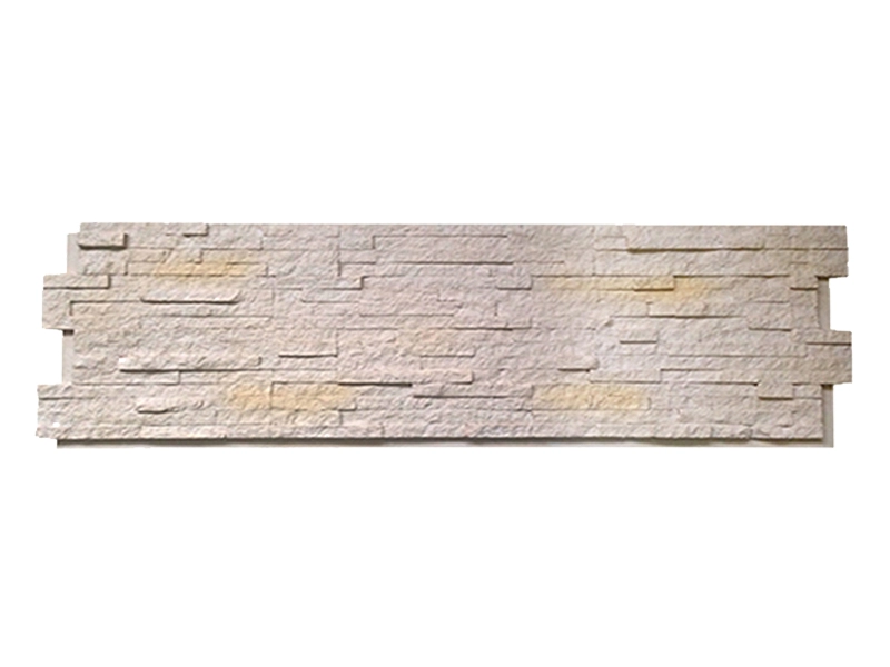 Rivestimento per pareti interne in pietra con sporgenza impilata