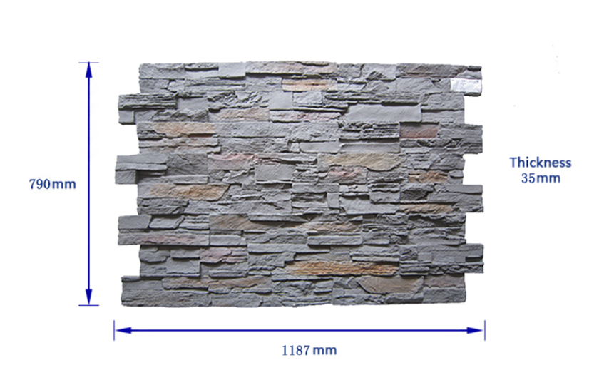 bar-type faux wall panel