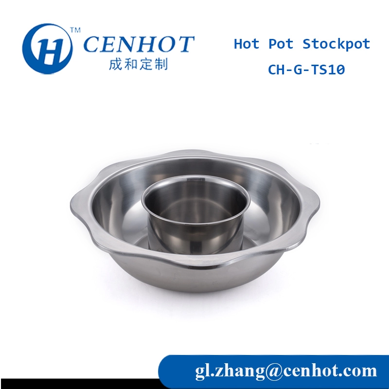 Pentole per piatti caldi cinesi per ristorante in acciaio inossidabile - CENHOT