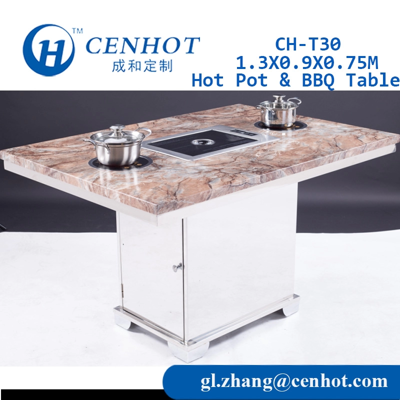 Shabu Shabu Table Fornitore coreano di tavoli per barbecue CH-T30 - CENHOT