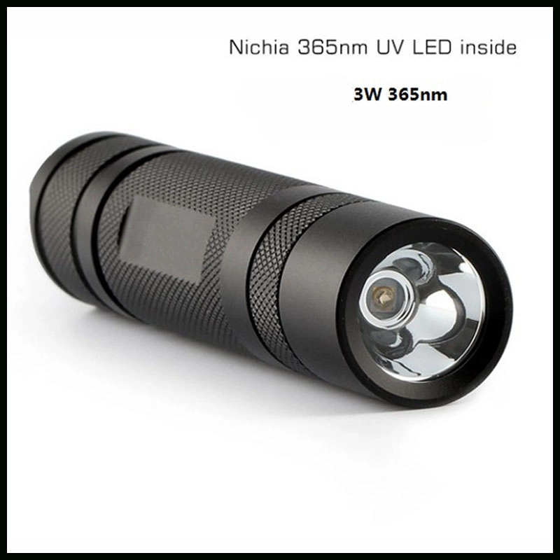 Torcia LED UV NICHIA 365nm 3W