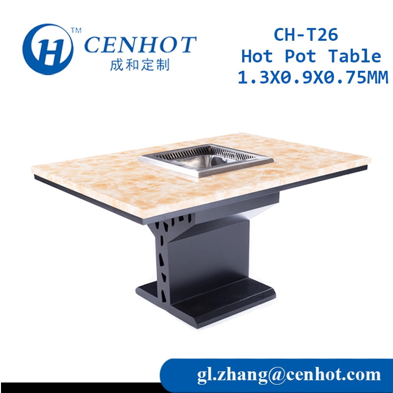 Tavoli per pentole calde commerciali per ristoranti in vendita Fornitori in Cina - CENHOT
