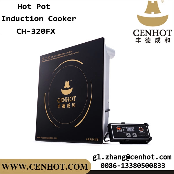 CENHOT 3000W Attrezzature da cucina per ristoranti Piano cottura a induzione con pentola calda commerciale