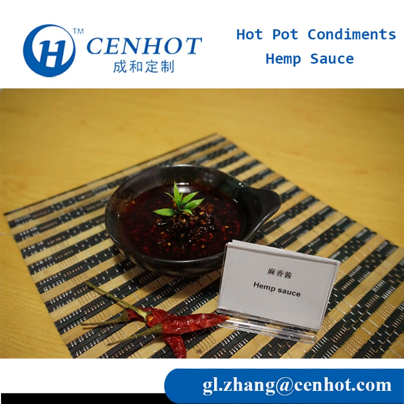 Salsa di canapa con condimento piccante per pentole calde Produzione Cina - CENHOT