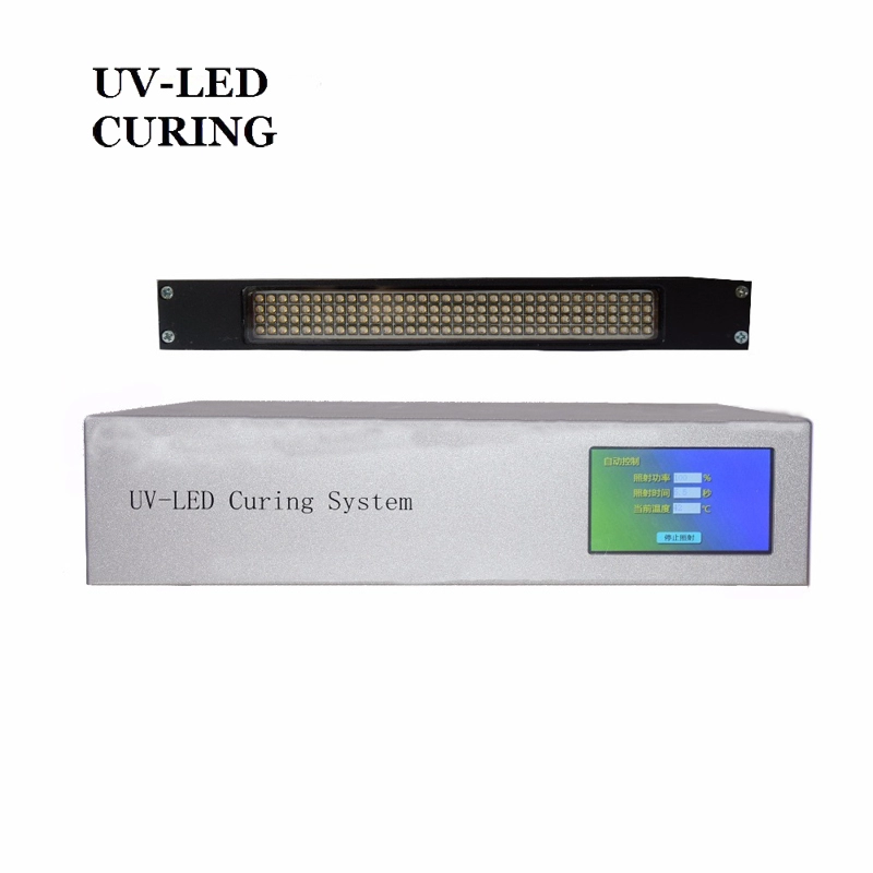 Sistema di polimerizzazione a LED UV raffreddato ad acqua a 395 nm che polimerizza la vernice UV