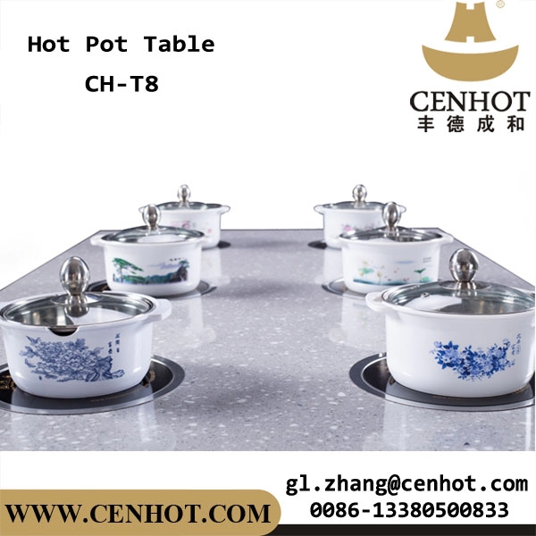 Tavolo per pentole calde CENHOT integrato per uso ristorante