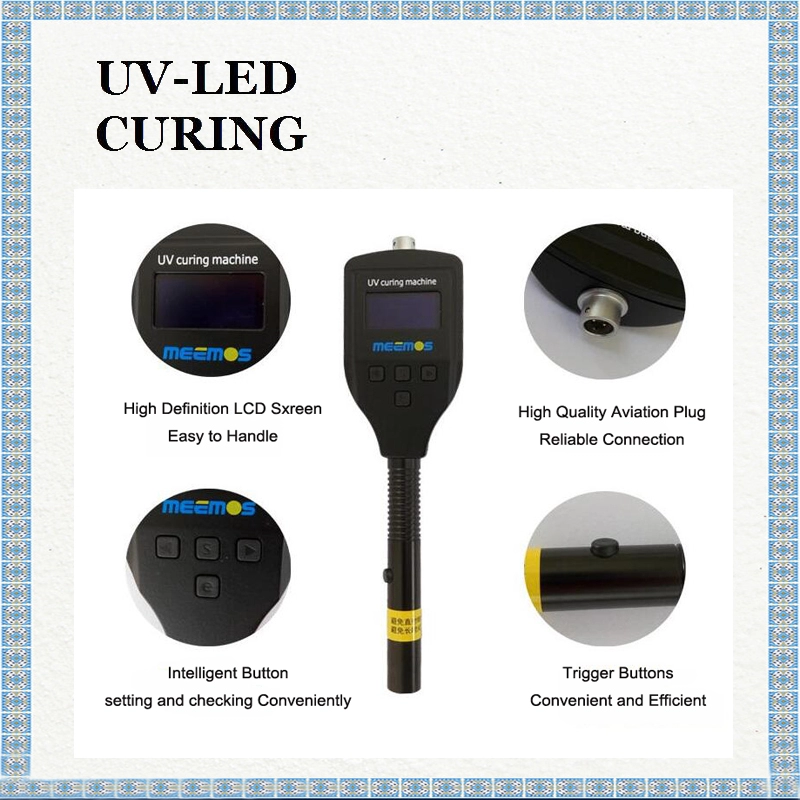 Connettore USB 365nm 395nm dell'interruttore di contatto del punto della penna di polimerizzazione UV portatile del sistema di polimerizzazione UV