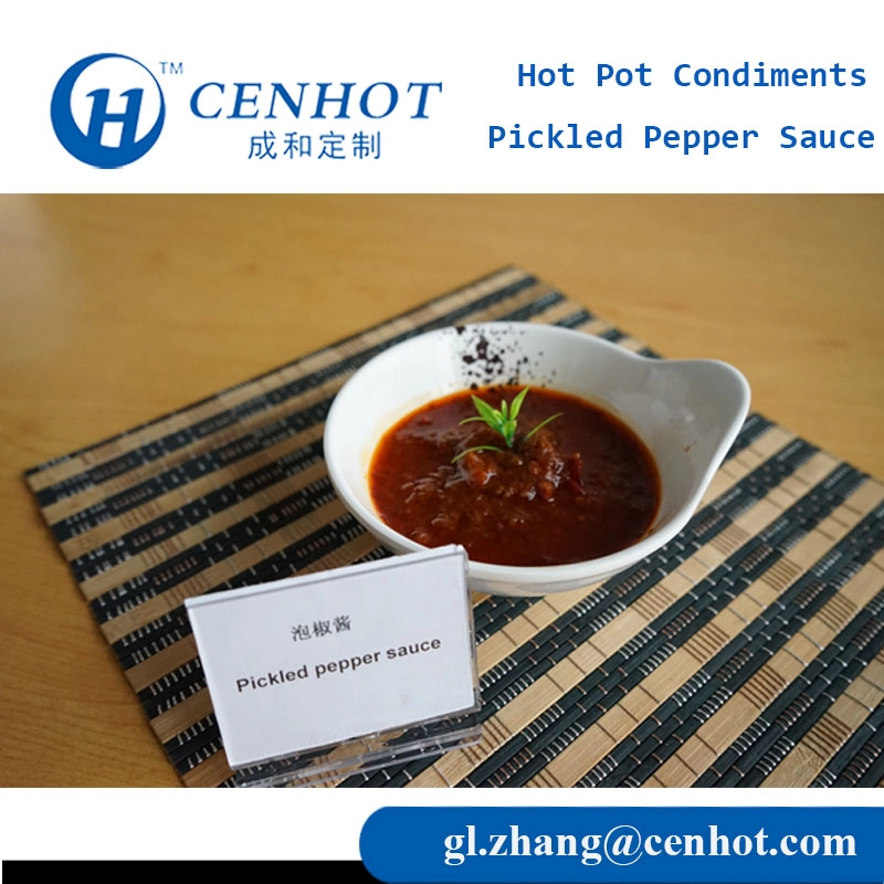 Salsa di peperoni sottaceto con pentola calda Fornitura di condimenti Huoguo - CENHOT