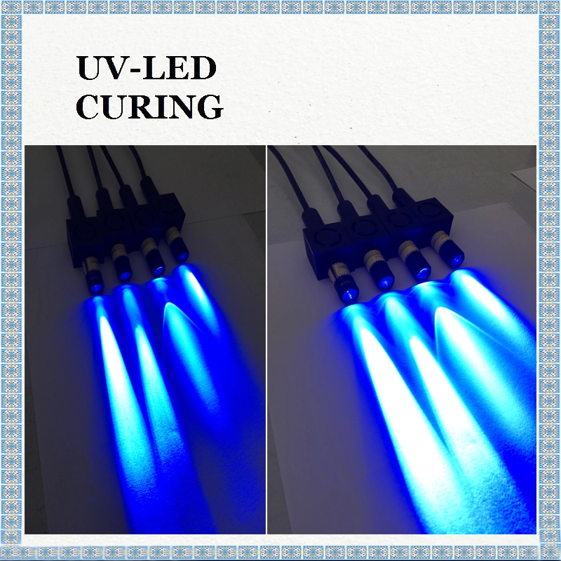 Luci LED UV spot con raffreddamento ad aria per colla UV a polimerizzazione rapida