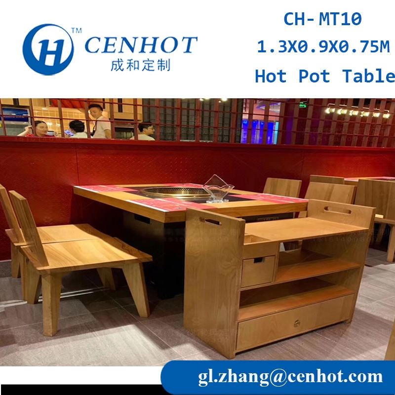 Come Haidilao Ristorante Commerciale Hot Pot Tavoli E Sedie Mobili Cina CH-MT10 - CENHOT