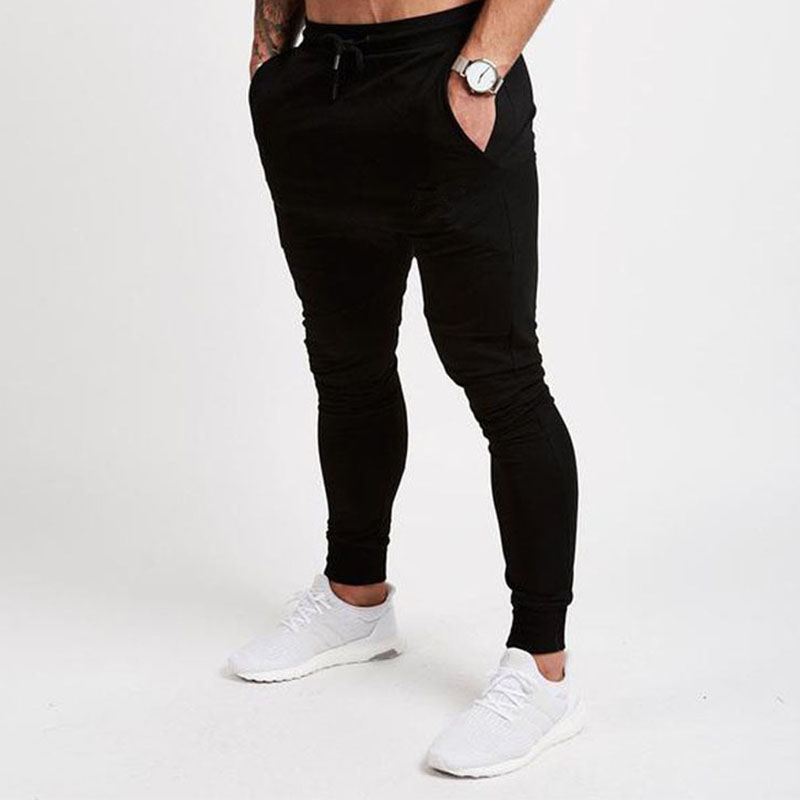 solid soft cotton fabric jogger