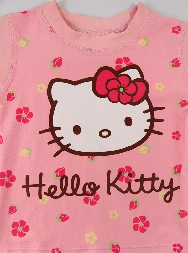 Magliette Rashguard per ragazze Hello Kitty rosa