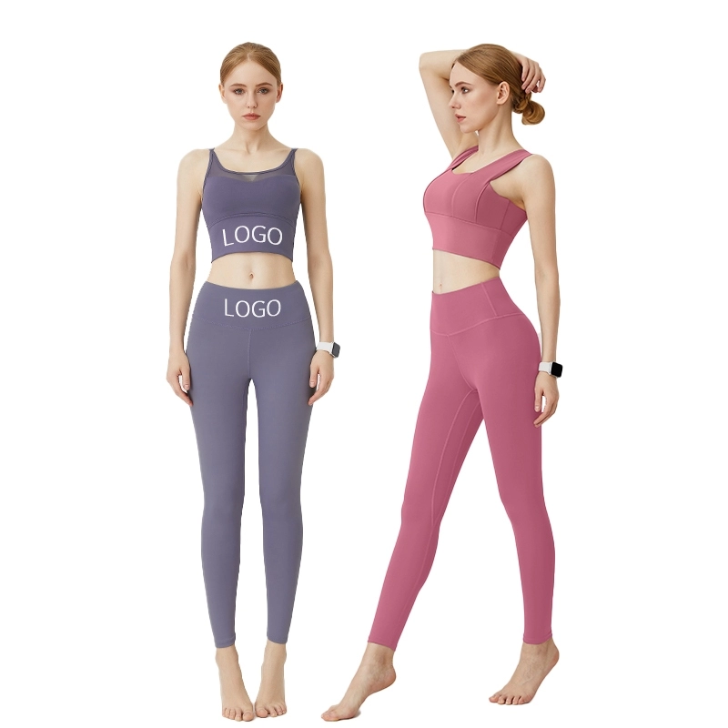 Abbigliamento sportivo da donna personalizzato con leggings ad asciugatura rapida e pantaloni Activewear