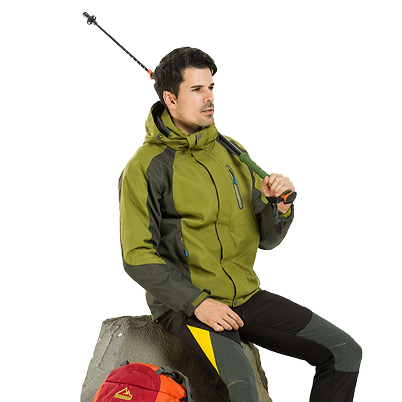 Giacche da arrampicata da uomo personalizzate per sport all'aria aperta Giacche antipioggia di sicurezza