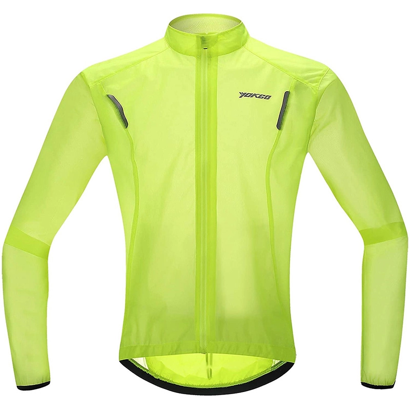 Giacche da ciclismo da uomo, giacca a vento da pioggia per uomo, maglia riflettente da corsa
