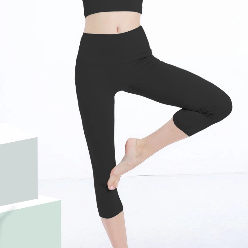 Pantaloni da yoga ad asciugatura rapida infrangibili per abbigliamento sportivo da donna personalizzati