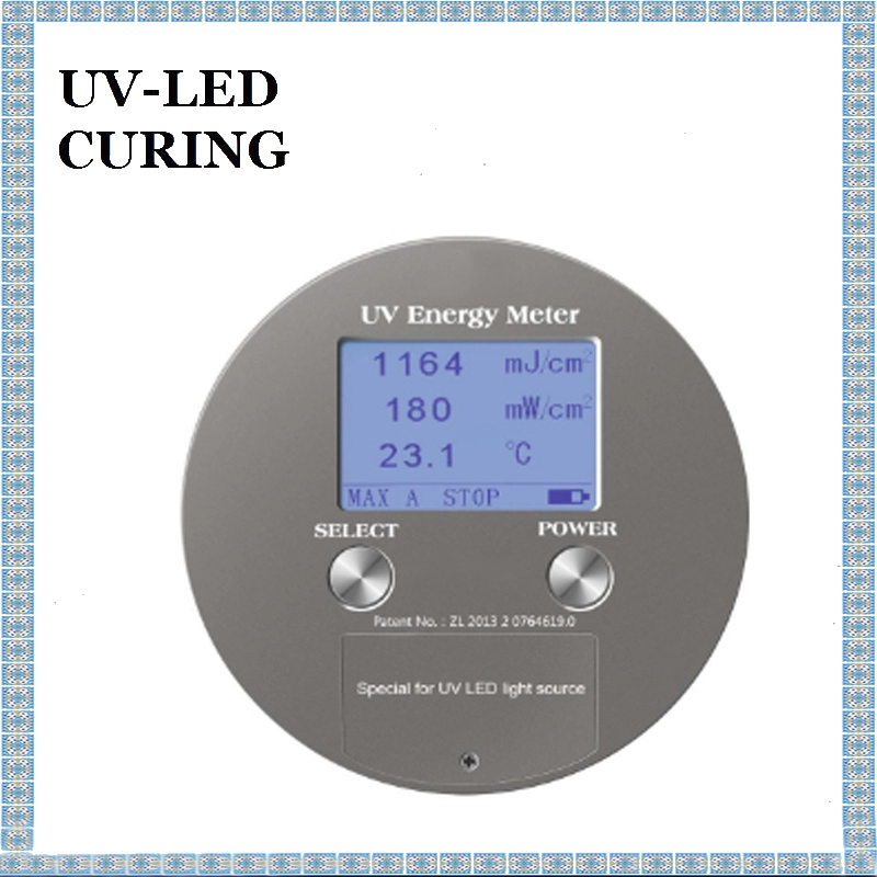 Misuratore di energia UV Disco di potenza UV per polimerizzazione UV LED UV da 340 nm a 420 nm