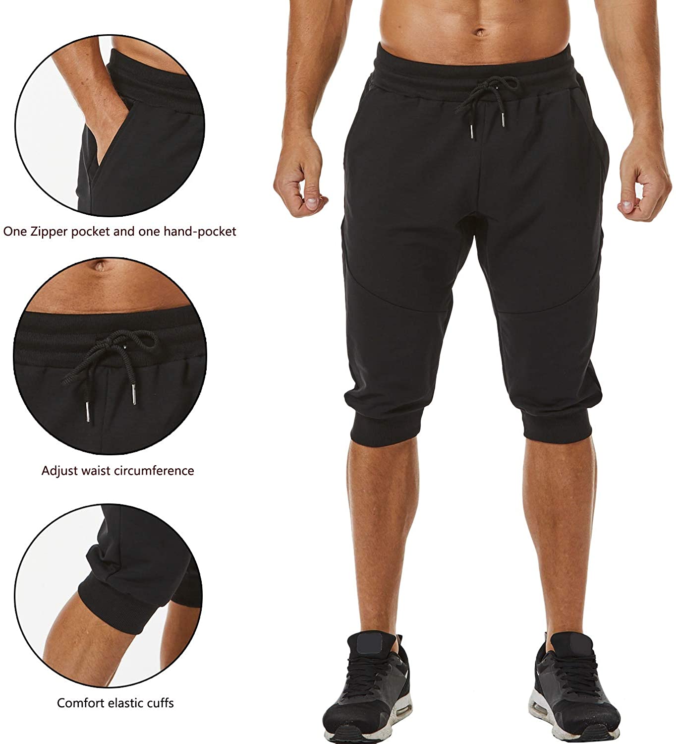 black drawstring sport pants