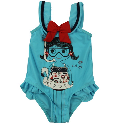 Little girl one piece swimsuits