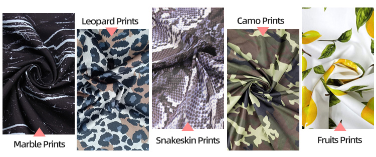 A variety of printing options for leopard print yoga set