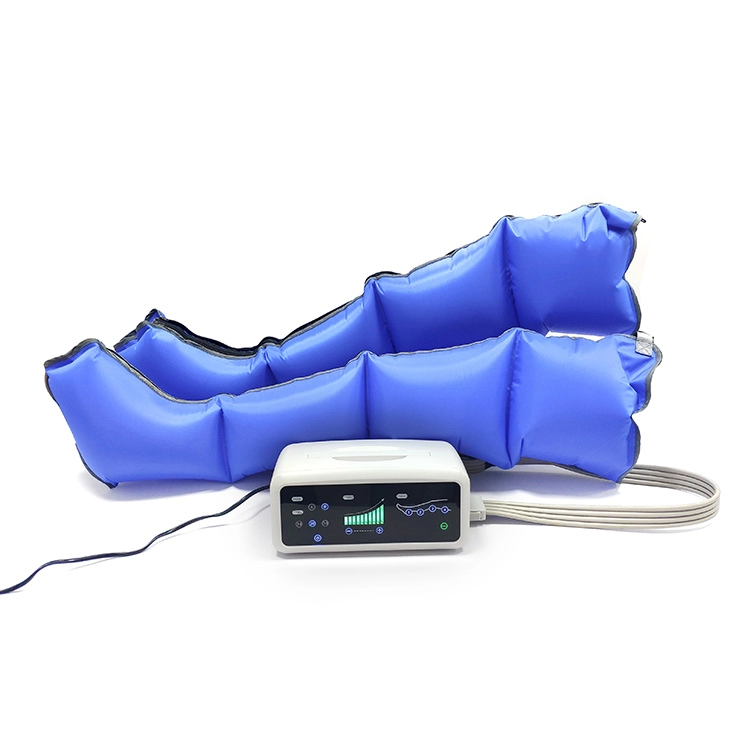 Nuove attrezzature portatili per la terapia della compressione della pressione dell'aria stivali per massaggiatori per gambe con macchina per massaggio di recupero sportivo