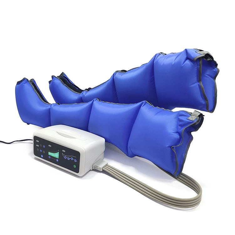 Massaggiatore personalizzato per le gambe con terapia di compressione della pressione dell'aria