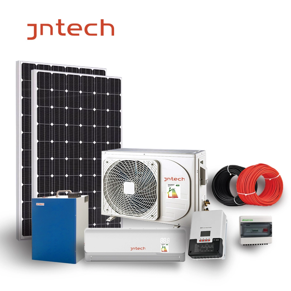 JNTECH Condizionatore d'aria solare AC+DC ibrido a energia solare di facile installazione