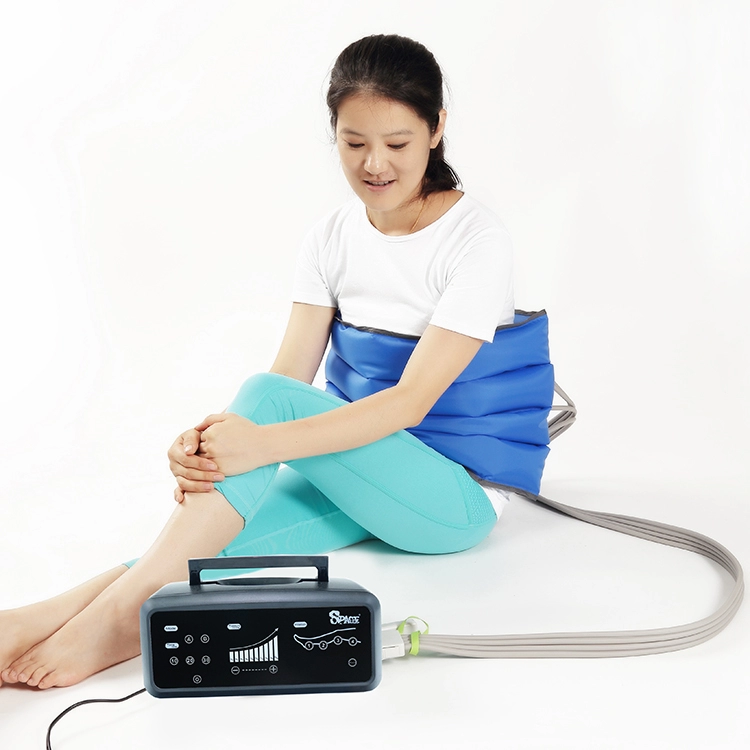 Nuove attrezzature portatili per la terapia della compressione della pressione dell'aria stivali per massaggiatori per gambe con macchina per massaggio di recupero sportivo