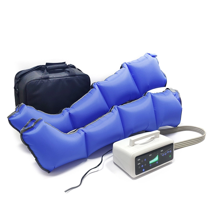 Nuove attrezzature per la terapia di massaggio con compressione della pressione dell'aria stivali per il recupero sportivo massaggiatore per piedi e gambe