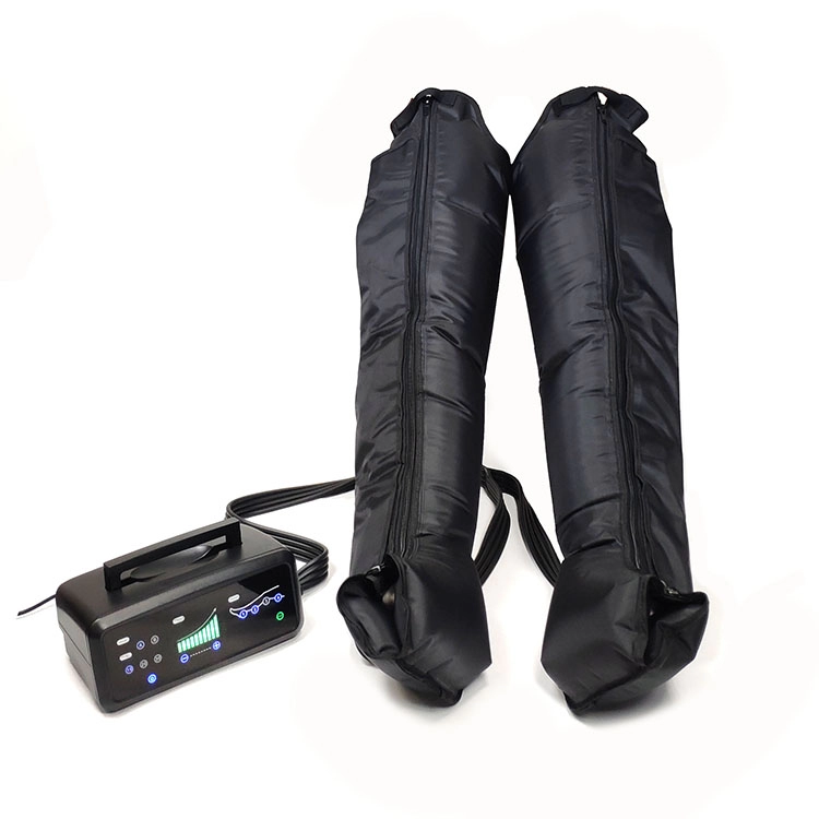 Nuovo dispositivo portatile per la terapia di compressione della pressione dell'aria stivali per il recupero sportivo massaggiatore per gambe a piedi