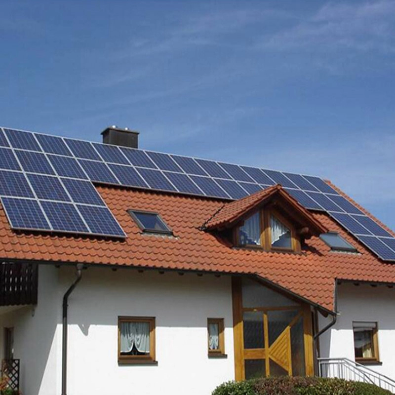 set di strutture per montaggio solare per tetti in tegole