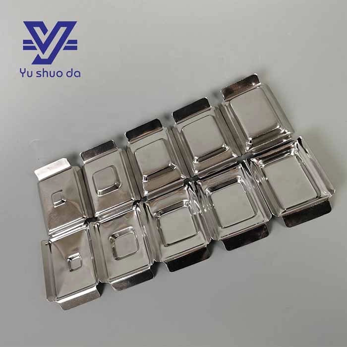 Cassette per materiali di consumo di laboratorio Stampi per basi di inclusione in acciaio inossidabile per tessuti