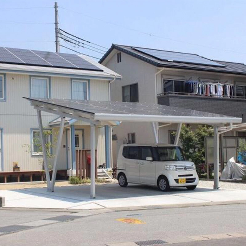 Struttura di montaggio per posto auto coperto solare in alluminio residenziale