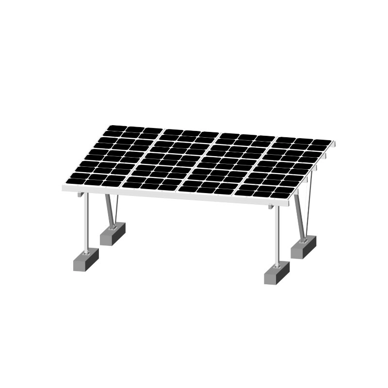 Soluzione di montaggio per posto auto coperto solare non impermeabilizzante