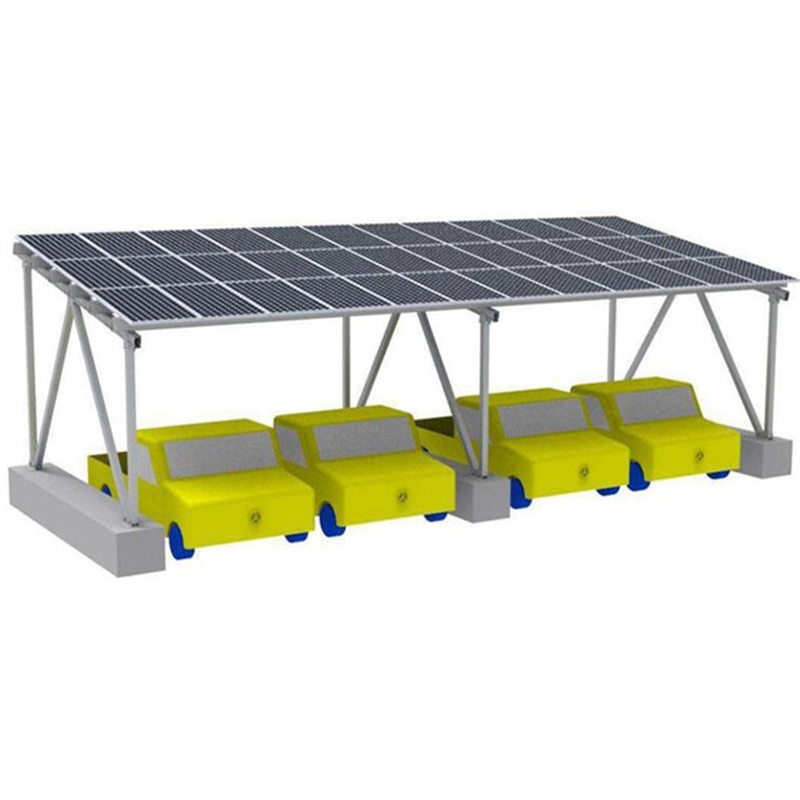 Struttura solare all'ingrosso montata a terra per auto elettriche